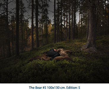 The Bear #5 100x130 cm. Edition: 5