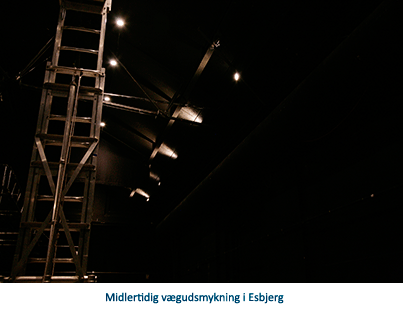 Midlertidig vgudsmykning i Esbjerg