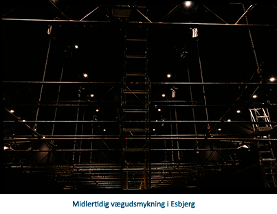 Midlertidig vgudsmykning i Esbjerg